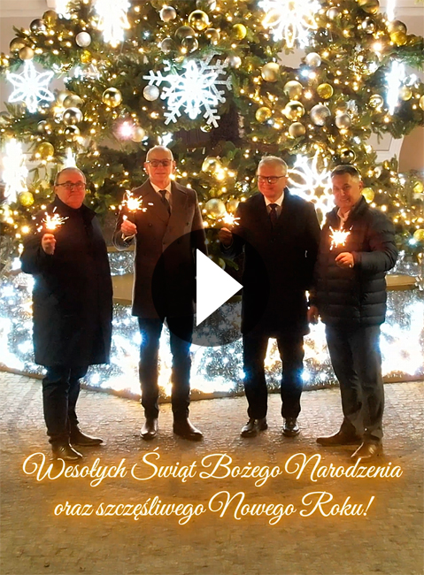 Wesołych Świąt Bożego Narodzenia oraz szczęśliwego Nowego Roku!