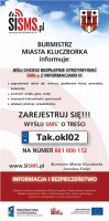 Samorządowy Informator SMS ulotka informacyjna