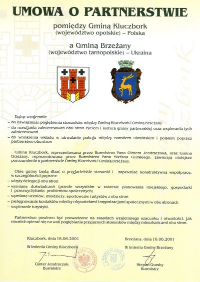 partnerstwo Kluczbork-Brzeżany