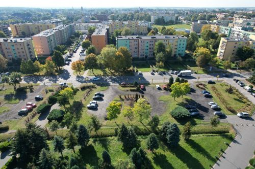 Parking przy ulicy Jana Pawła