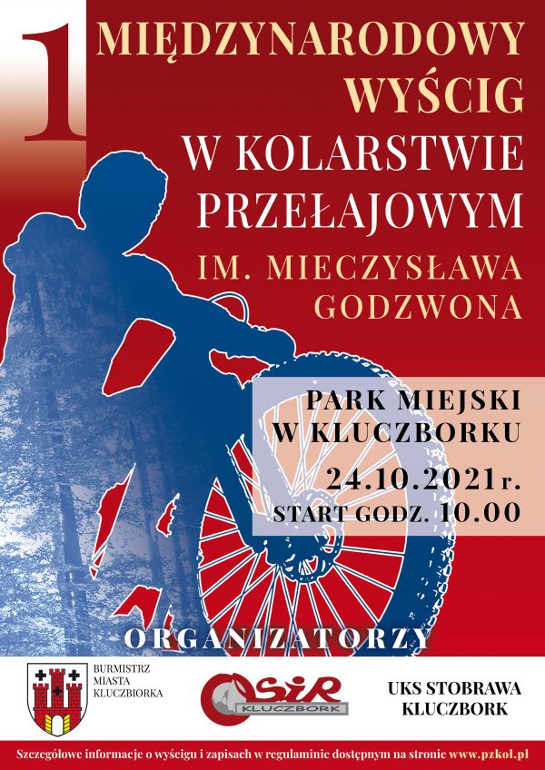 plakat I MIĘDZYNARODOWY PRZEŁAJOWY WYŚCIG KOLARSKI IM. MIECZYSŁAWA GODZWONA