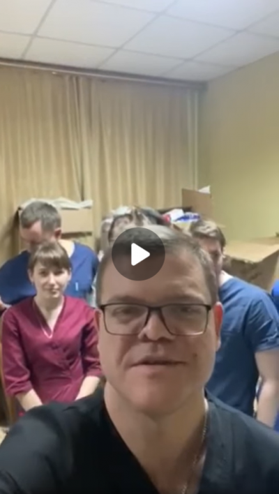 film podziekowanie lekarzy z Kijowa