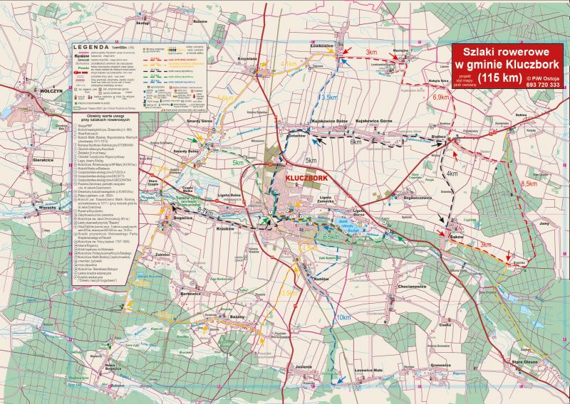 Szlaki rowerowe w Gminie Kluczbork 2022