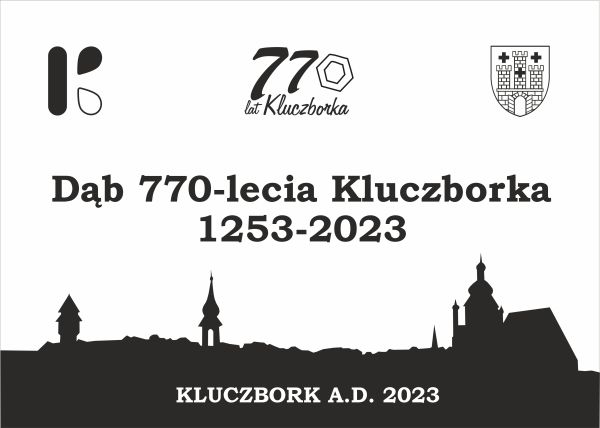 tabliczka dąb 770-lecia