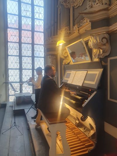 Koncert organowy w kościele ewangelickim pw. Zbawiciela w Kluczborku połączony z prezentacją  historii 770 lat Kluczborka