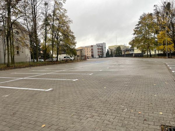 Parking przy UM w Kluczborku