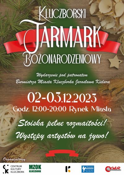 Plakat Jarmark Bożonarodzeniowy