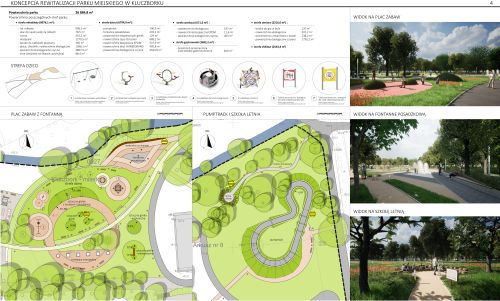 Koncepcja zagospodarowania części sportowo-rekreacyjnej Parku Miejskiego - plansza 4