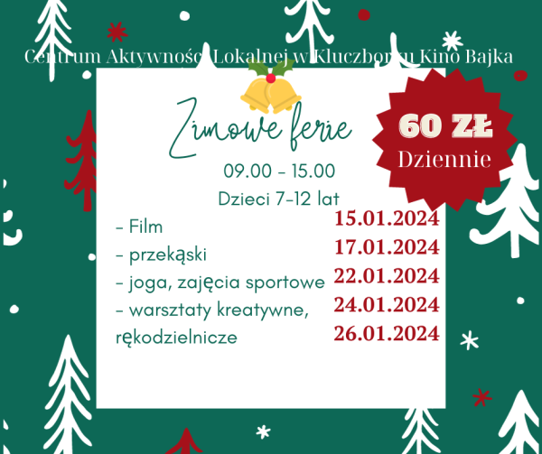 ferie zimowe kino bajka