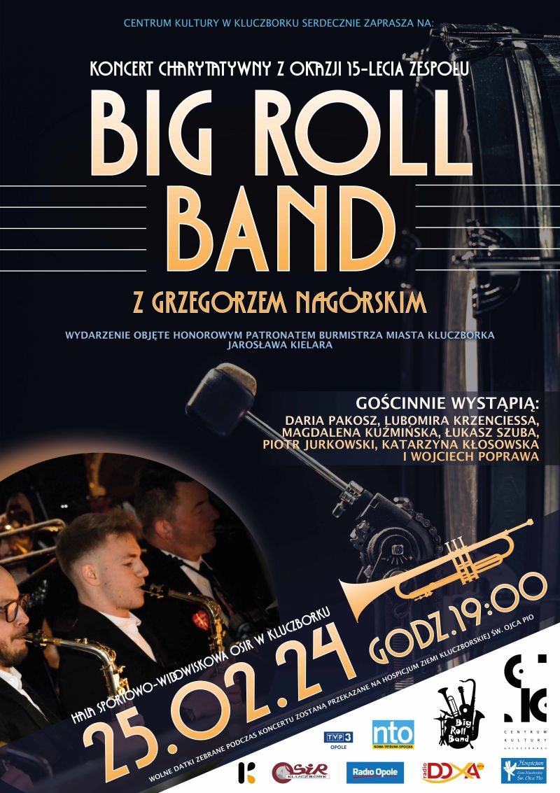 plakat koncert 15 lecie Big Roll Band