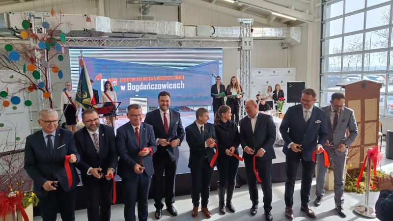 otwarcie hali dydaktycznej Centrum Rolnictwa Precyzyjnego w Bogdańczowicach