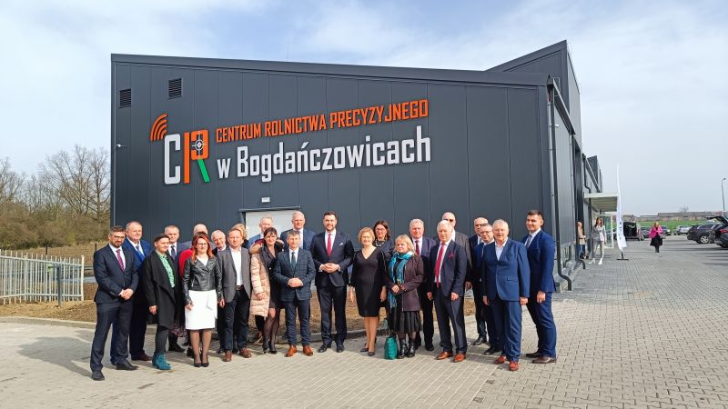 otwarcie hali dydaktycznej Centrum Rolnictwa Precyzyjnego w Bogdańczowicach