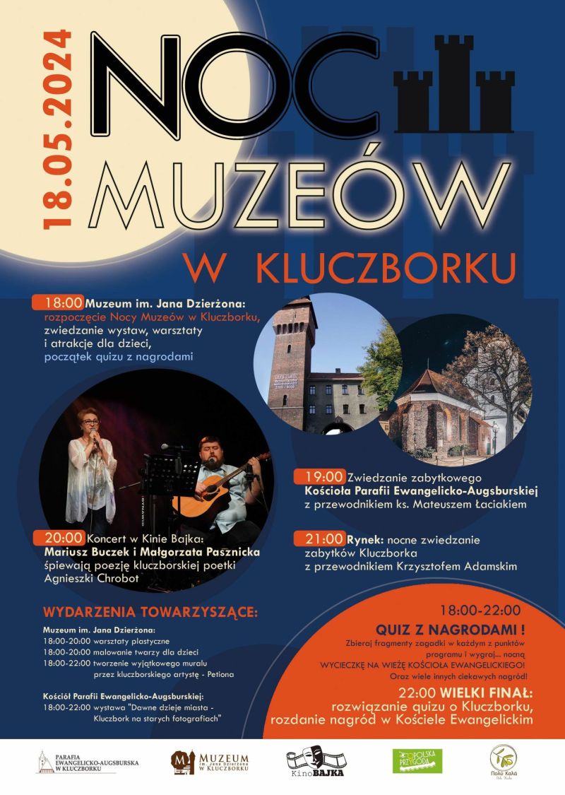 plakat Noc Muzeów 2024