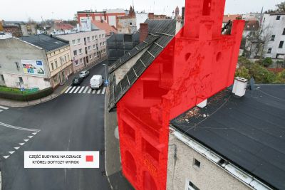 Nieruchomość położona na ul. Ściegiennego