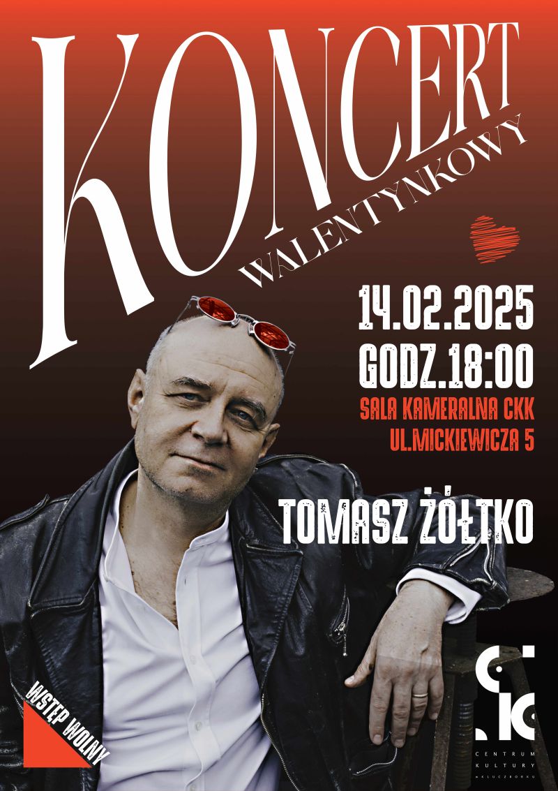 koncert walentynkowy Tomasz Żółtko