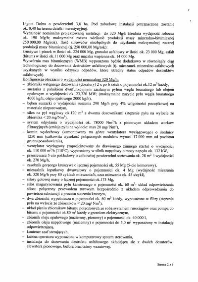 Opinia sanitarna Państwowego Powiatowego Inspektora Sanitarnego w Kluczborku
