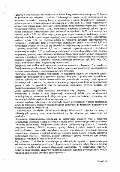 Opinia sanitarna Państwowego Powiatowego Inspektora Sanitarnego w Kluczborku
