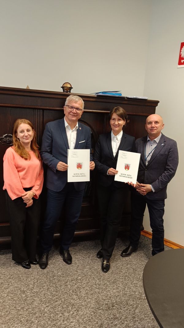 podpisanie aktu notarialnego Ocynkownia Śląsk