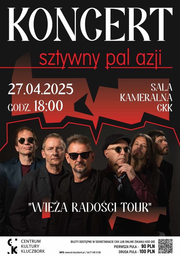 Plakat koncert Sztywny Pal Azji
