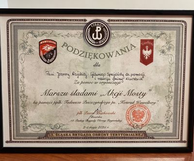 Patriotyczny marsz „Mosty” zakończony w Smardach Górnych