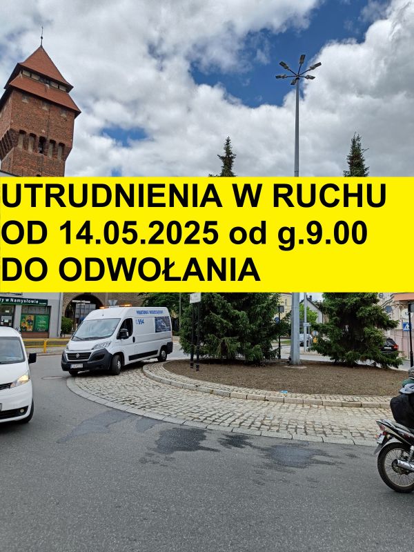 RONDO utrudnienia w ruchu