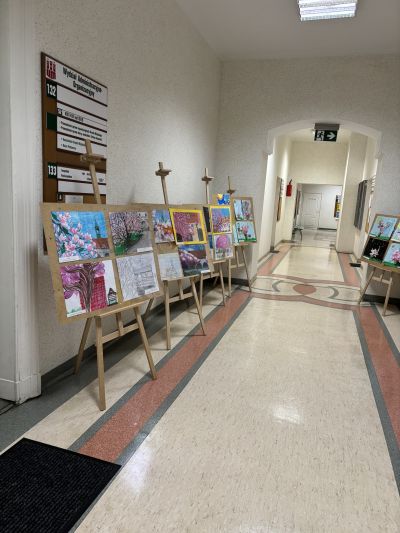 Wystawa Magnolia na kluczborskim Rynku