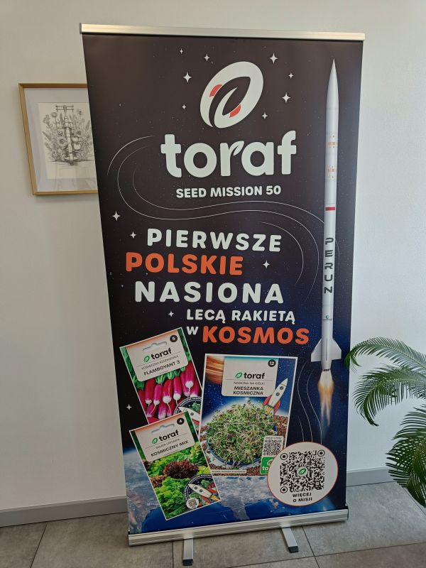 nasiona z Kluczborka lecą w kosmos