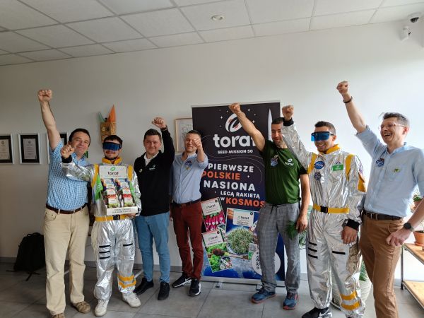 nasiona z Kluczborka lecą w kosmos