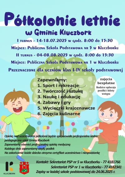 Atrakcje na Wakacje w Gminie Kluczbork