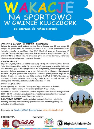 Atrakcje na Wakacje w Gminie Kluczbork