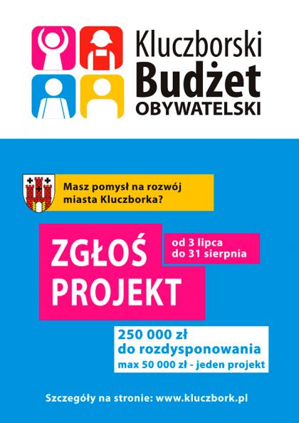 Kluczborski Budżet Obywatelski plakat