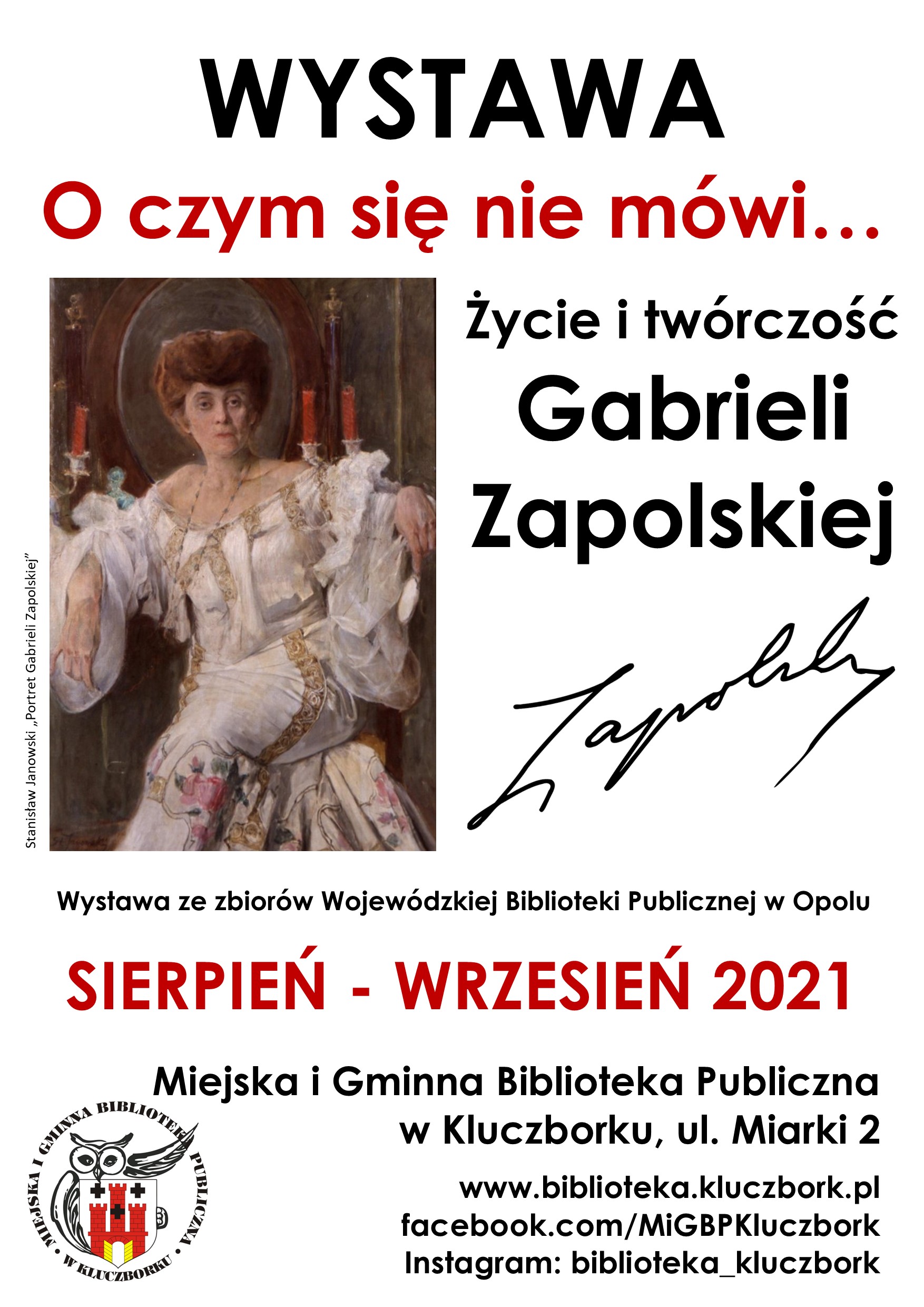 Miejska i Gminna Biblioteka Publiczna w Kluczborku zaprasza na wydarzenia