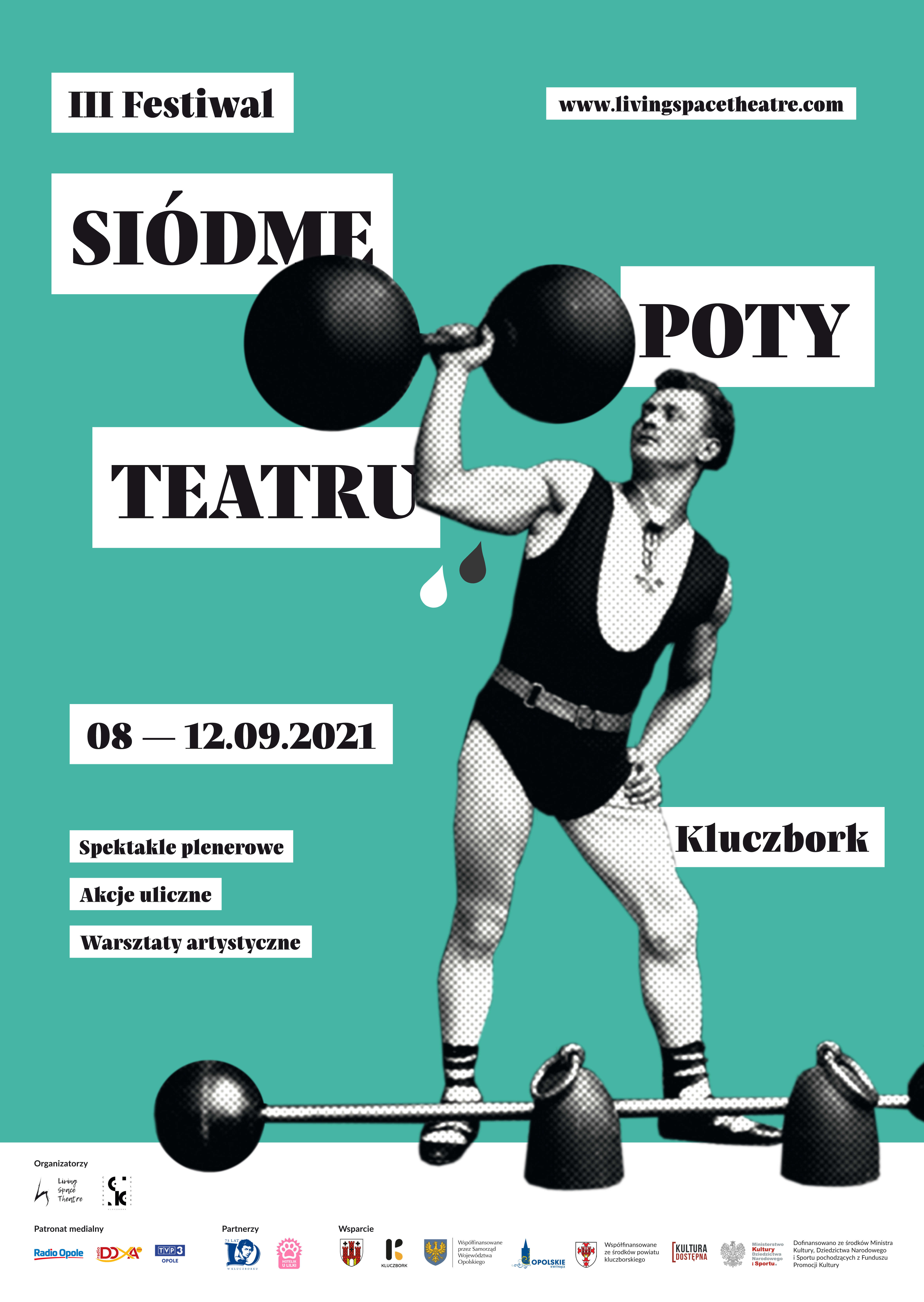 III Festiwal Siódme Poty Teatru w Kluczborku 8-12.09.2021
