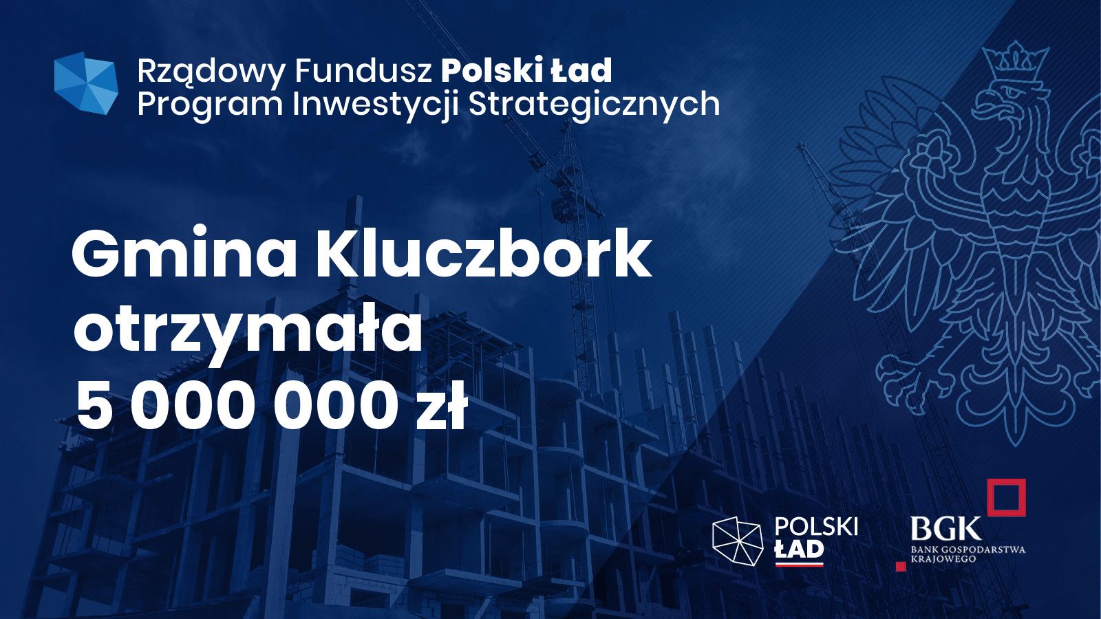 Gmina Kluczbork otrzymała 5 000 000 zł