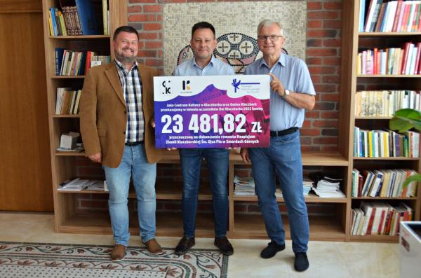 Wsparcie dla Hospicjum z biletów wstępu na Dni Kluczborka