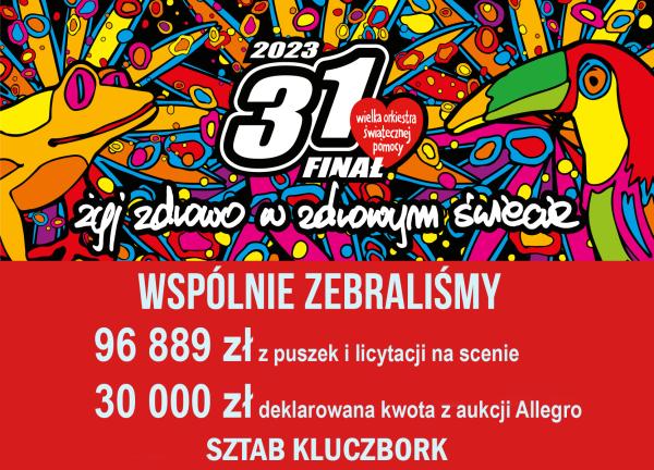 Pokazaliście wielkie serce podczas 31 Finału WOŚP w Kluczborku