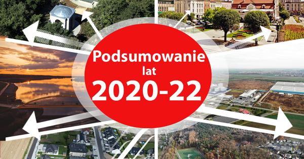 Prezentacja burmistrza z podsumowania lat 2020-2022