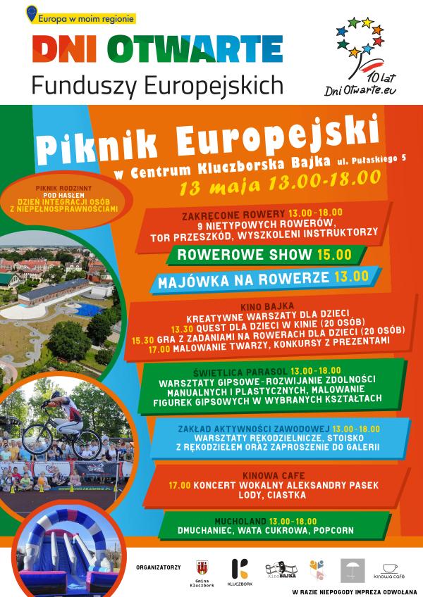 Piknik Europejski i Europejska Majówka na Rowerze