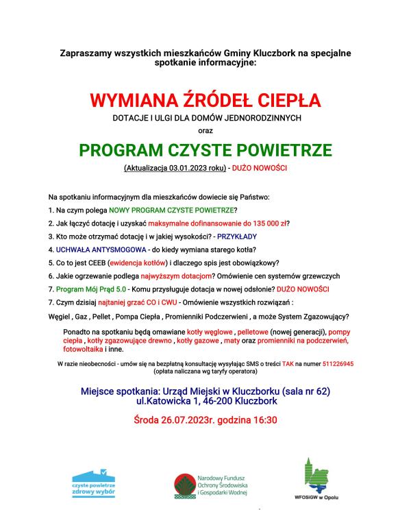 Wymiana źródeł - Program Czyste Powietrze