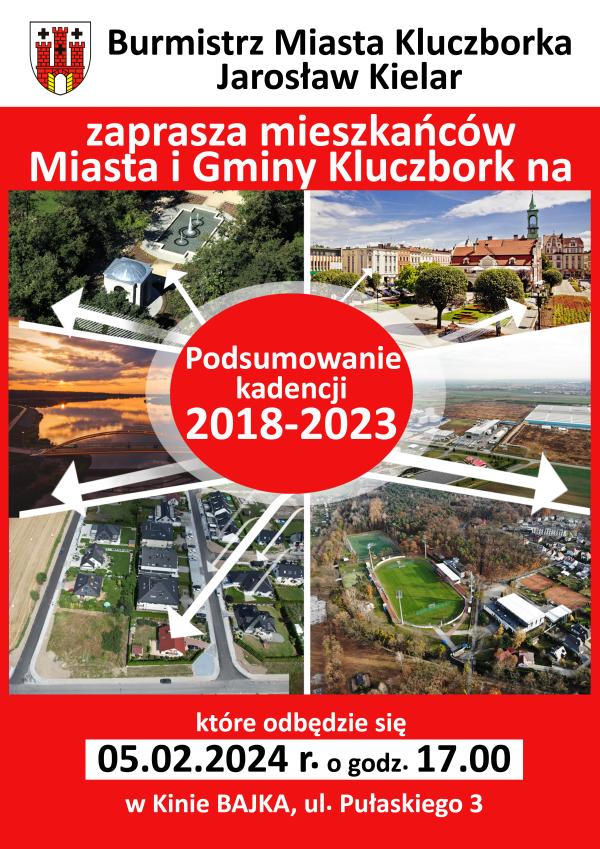 Zapraszamy na podsumowanie kadencji burmistrza 2018-2023