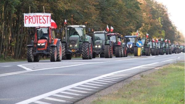 UWAGA!  WAŻNA ZMIANA - przejazd w dwóch grupach podczas Ogólnopolskiego Protestu Rolników Powiatu Kluczborskiego.