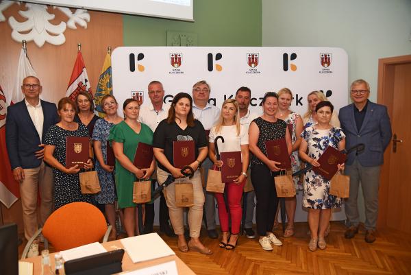 Uroczyste wręczenie listów gratulacyjnych nowo wybranym Sołtysom w Gminie Kluczborku