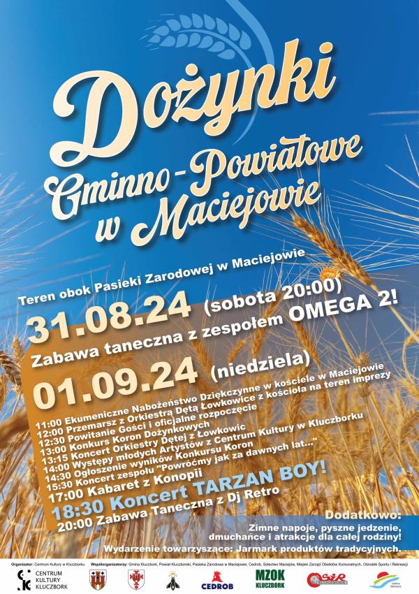 Zapraszamy na Gminno-Powiatowe Dożynki w Maciejowie