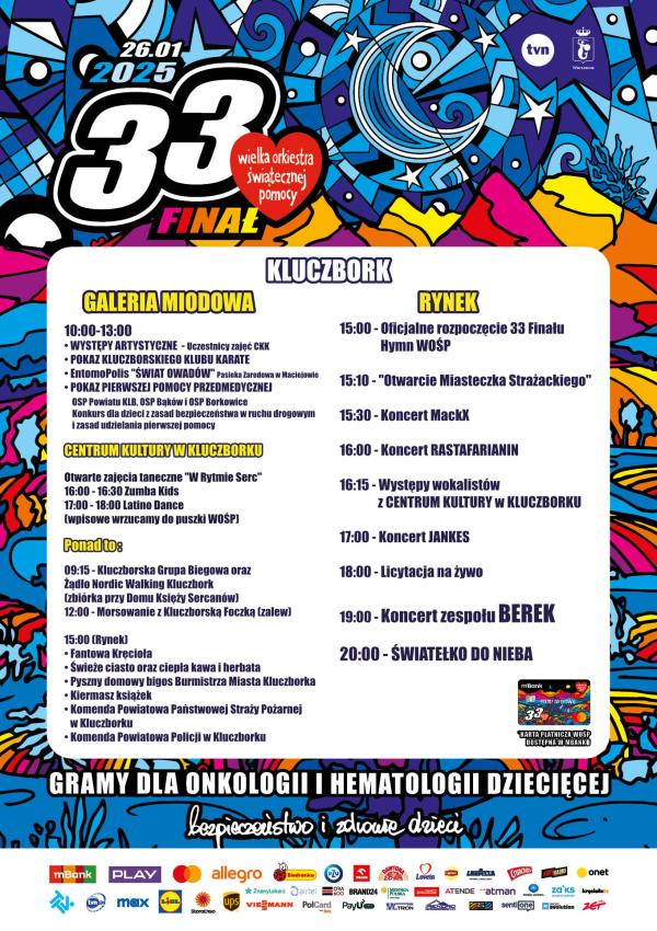 Program 33. Finału WOŚP – Kluczbork