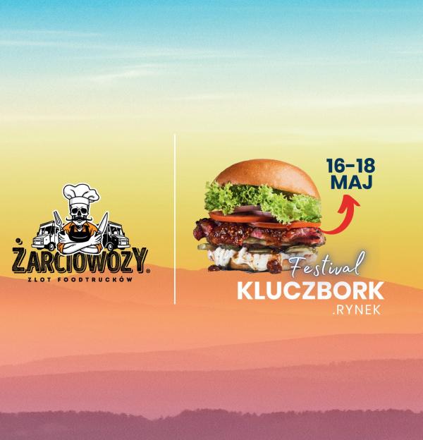 Żarciowozy ponownie na Rynku w Kluczborku! Pyszny weekend już 16–18 maja
